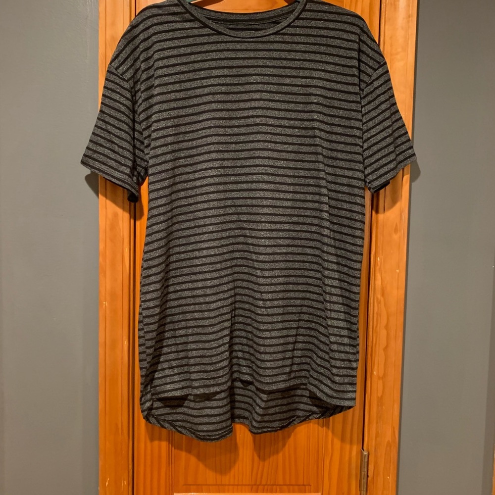 Lularoe Black Stripe Patrick Tee